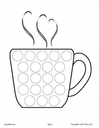 Раскраска чайный сервиз для детей