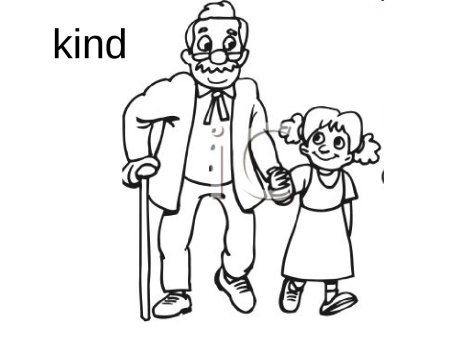 Раскраска дед и внук