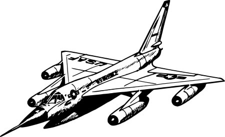 Самолеты. Раскраска