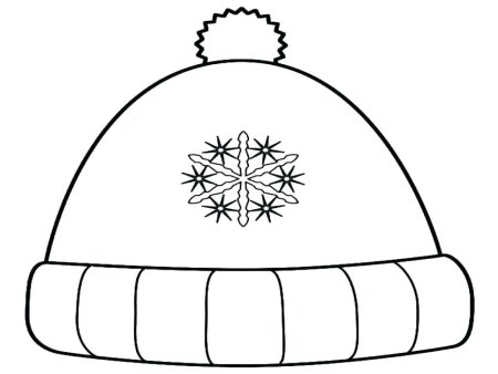 Новогодняя шапка раскраска