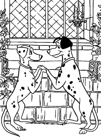 101 Далматинец картинки раскраски