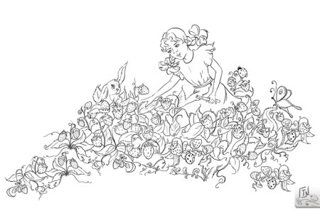 Сказка дудочка и кувшинчик раскраска