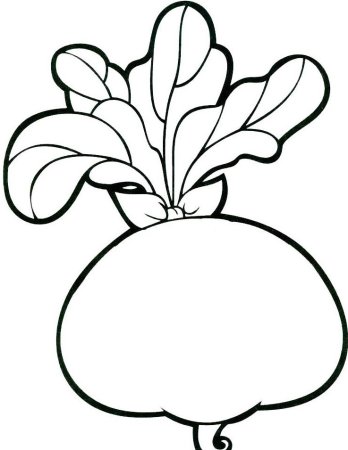 Репка раскраска для малышей