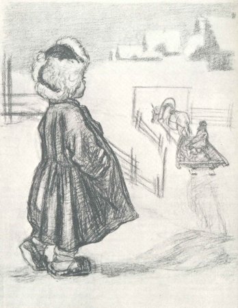 Детские рисунки к рассказу Филипок