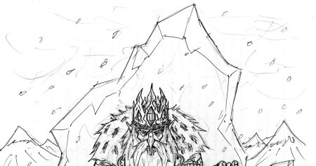 Пещера карандашом