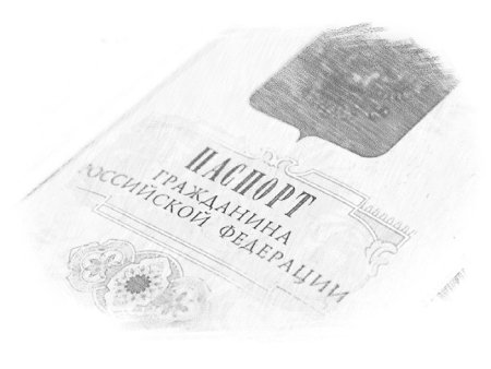 Раскраска паспорт