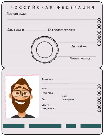 Паспорт пиктограмма