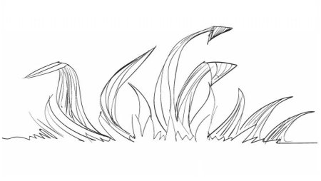 Трава раскраска для детей