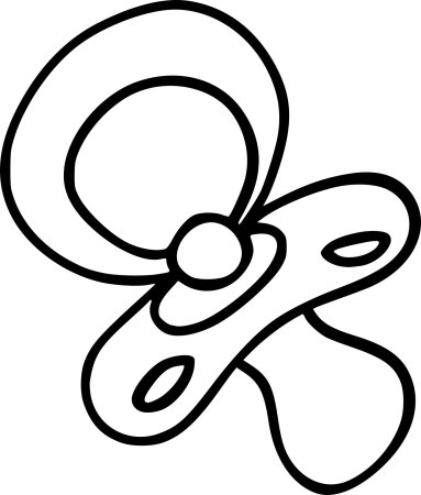 Трафарет погремушка