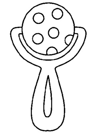 Маракасы музыкальный инструмент раскраска