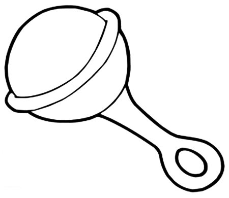 Маракасы раскраска для детей