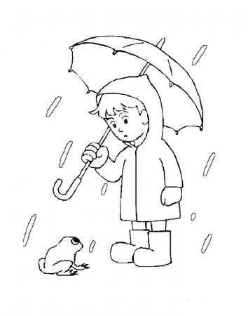 Осенние раскраски для детей 3-4 лет