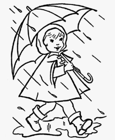 Раскраска осенняя одежда