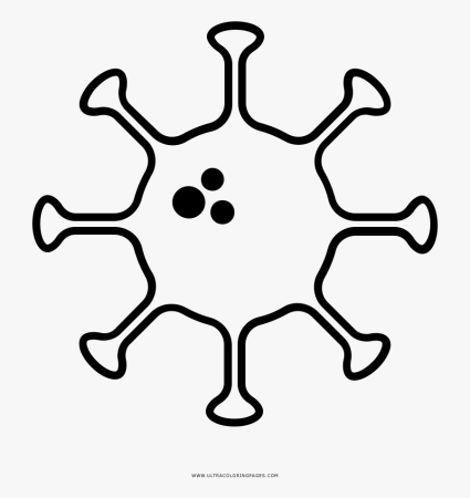 Микробы раскраска для детей