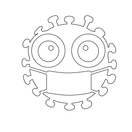 Микробы раскраска