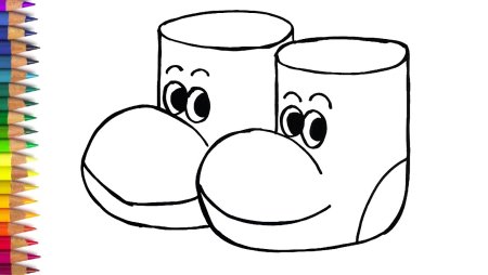 Новогодний носок раскраска