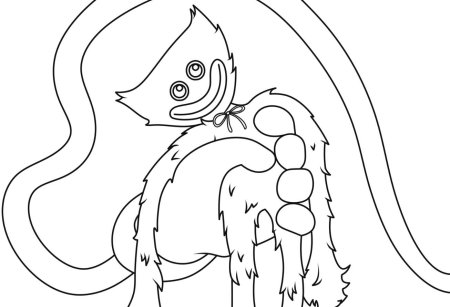 Хагги Вагги раскраска