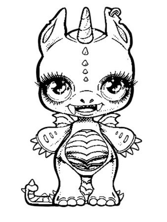 Единорожка Poopsie раскраска