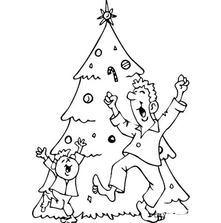 Раскраски новогодние для детей