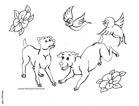 Каштанка раскраска