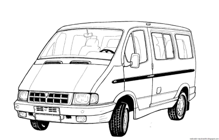 Раскраска автобус