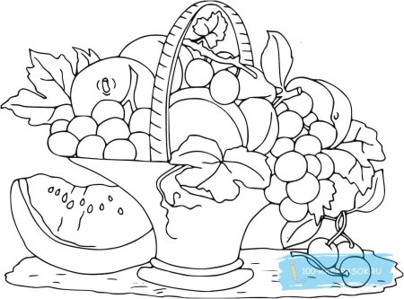 Трафарет натюрморт с цветами