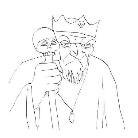 Кощей Бессмертный раскраска