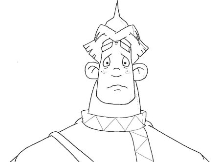 Кощей Бессмертный раскраска