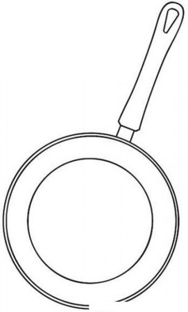 Разукрашенная сковорода