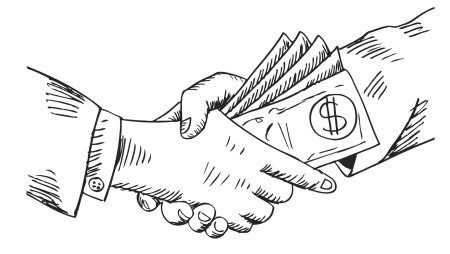 Антикоррупционный плакат карандашом