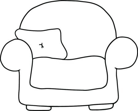 Кресло раскраска