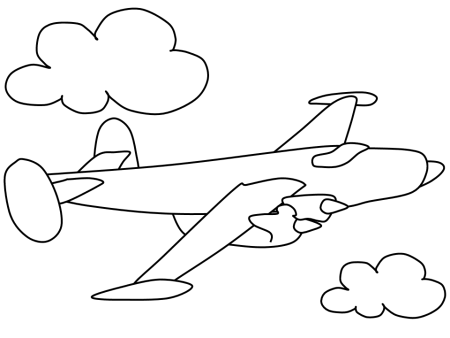 Военный самолет раскраска для детей