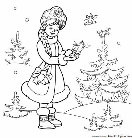 Раскраска Снежная принцесса