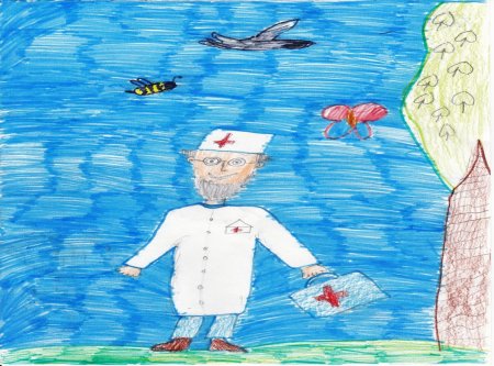 Герои сказки Айболит кит