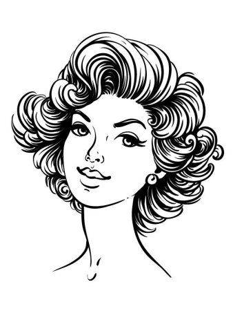 Волосы раскраска