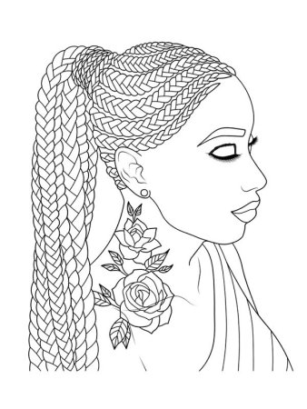 Портрет мамы раскраска для детей