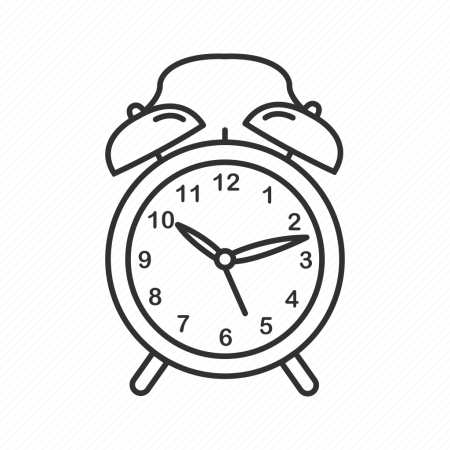 Будильник раскраска для детей