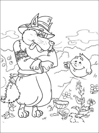 Сказки-раскраски. Колобок