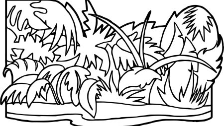 Раскраска джунгли для детей