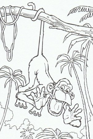 Пальма раскраска