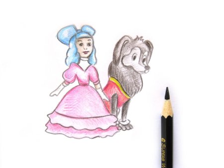 Мальвина рисунок