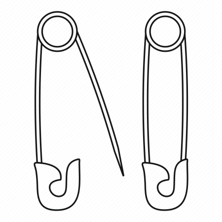 Булавка нарисованная