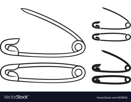 Булавка раскраска