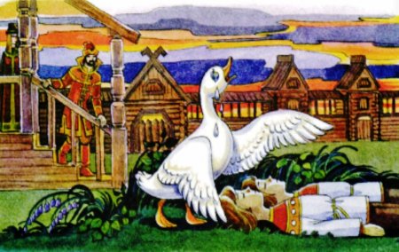 Русская сказка белая уточка