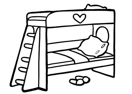 Раскраска "мебель"