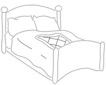 Кровать для рисования