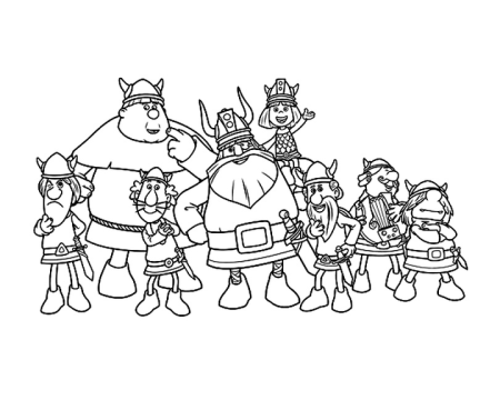 Викинг рисунок