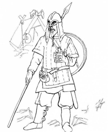 Викинги раскраска