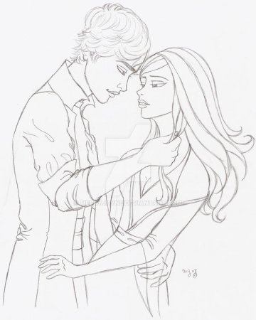 Ромео и Джульетта раскраска