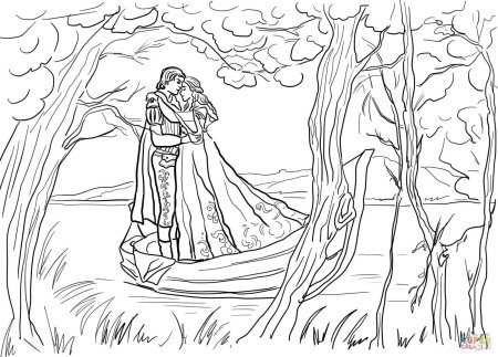 Джульетта раскраска